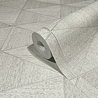 Marburg Travertino Papiertapete (Greige, Grafisch, 10 x 0,53 m)