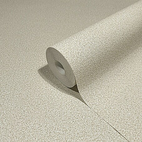 Marburg Travertino Vliestapete (Beige, Uni, 10,05 x 0,53 m)