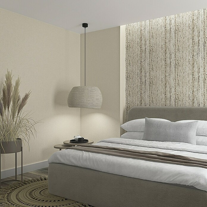 Marburg Travertino Vliestapete (Beige, Uni, 10,05 x 0,53 m) | BAUHAUS