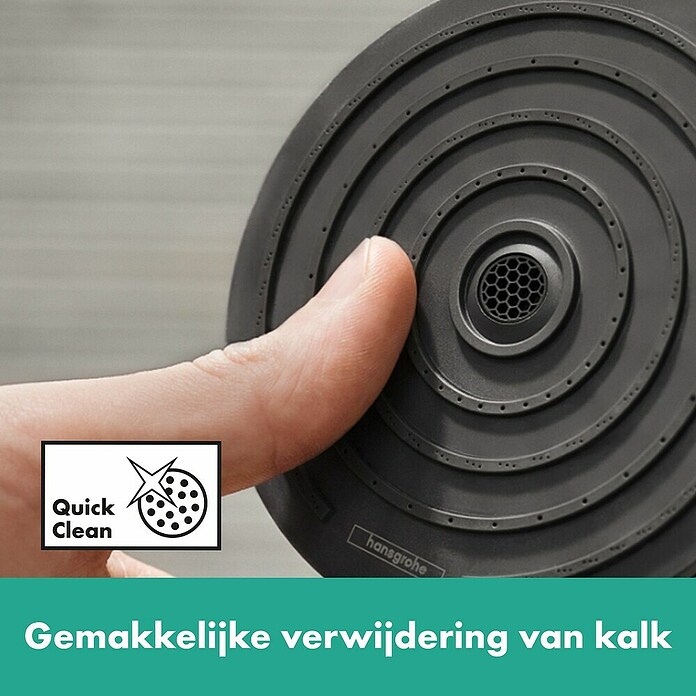 Hansgrohe Pulsify Select S Douchekop 105 Activation EcoSmart (Diameter: 10,5 cm, Zwart) | BAUHAUS