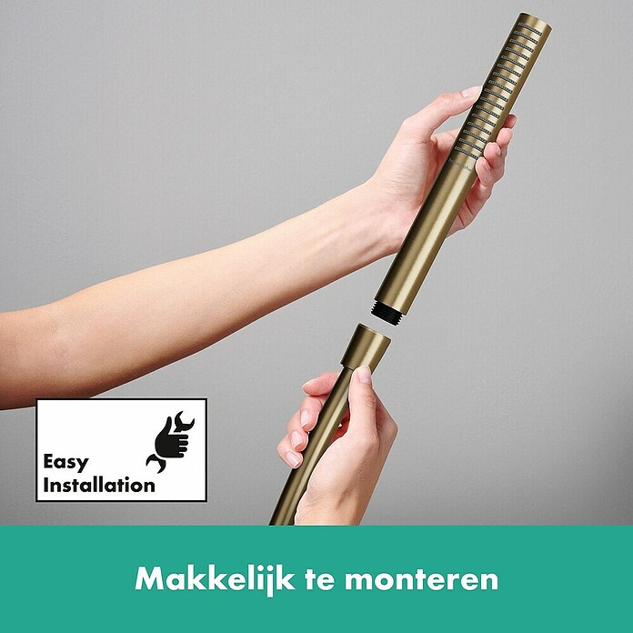 Hansgrohe Pulsify S Douchekop 100 (Brons) | BAUHAUS