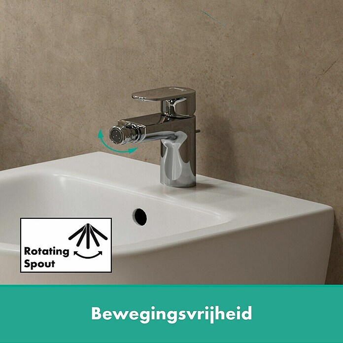 Hansgrohe Vernis Blend Bidetkraan (Chroom, Glanzend) | BAUHAUS