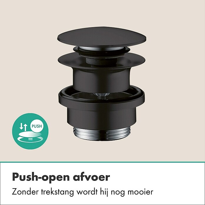 Hansgrohe Wastafelkraan (Zwart) | BAUHAUS