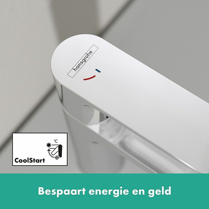 Hansgrohe Rebris E Wastafelkraan Rebris E 110 CoolStart (Chroom, Glanzend) | BAUHAUS