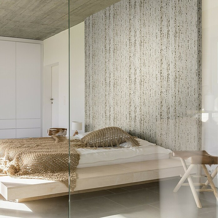 Marburg Travertino Vliestapete Struktur (Beige-Grau, Steinoptik, 10,05 x 0,53 m) | BAUHAUS