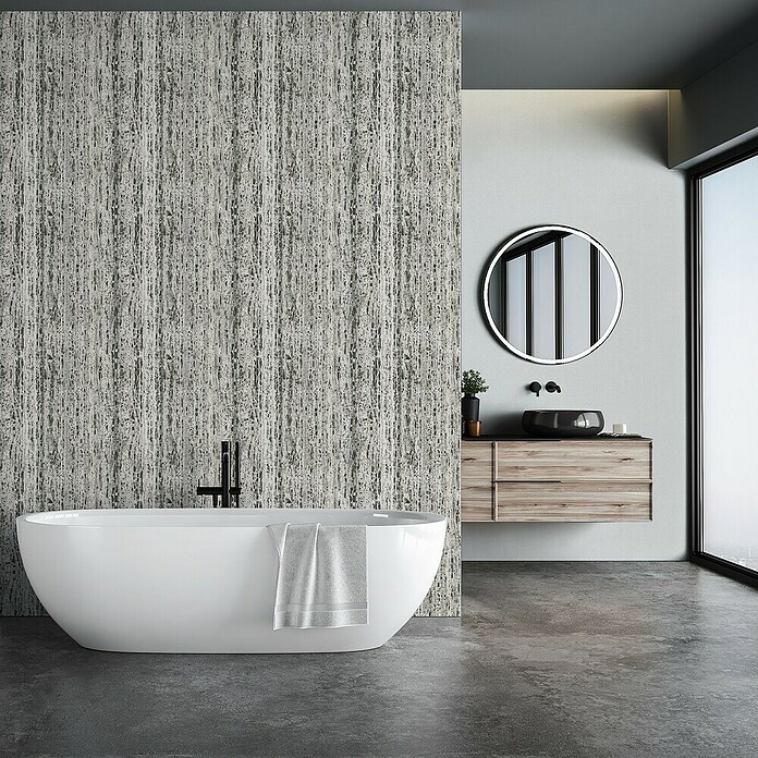 Marburg Travertino Vliestapete Struktur (Braun-Grau, Steinoptik, 10,05 x 0,53 m) | BAUHAUS