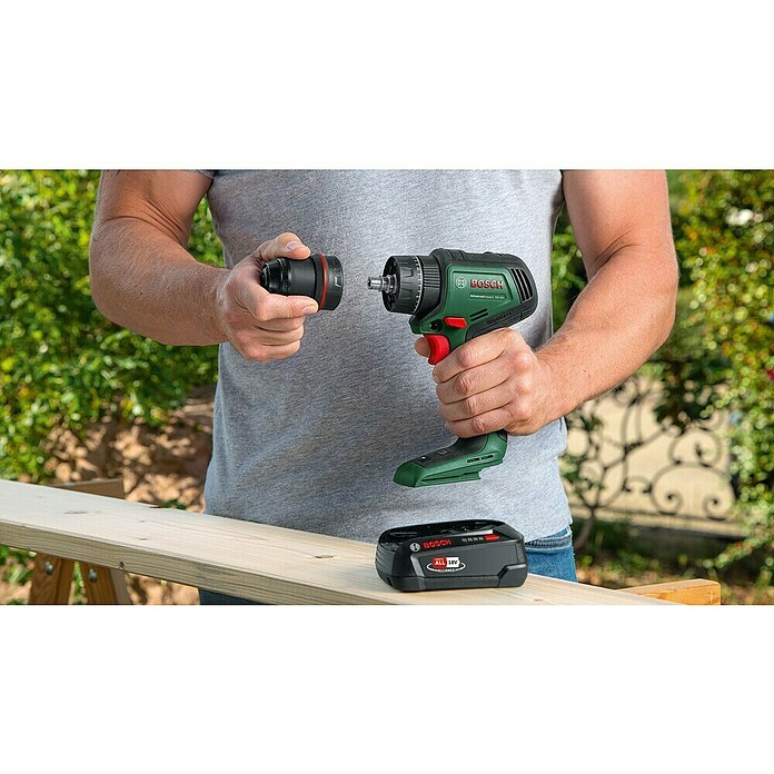 Bosch Power for All 18V Taladro atornillador percutor de batería AdvancedImpact 18V-80 QuickSnap (18 V, 1 batería, 2,5 Ah, 82 Nm) | BAUHAUS
