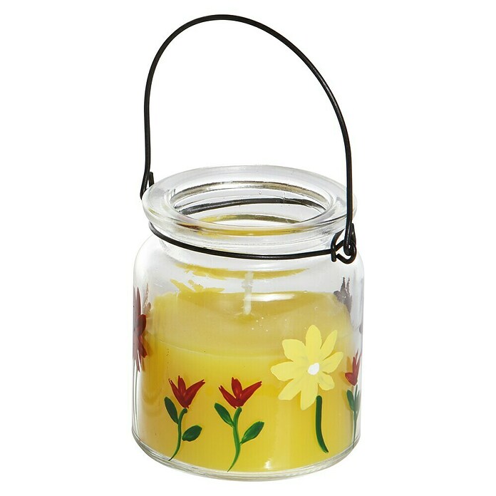 Citronella-Kerze Sera (Durchmesser: 8 cm, Gelb, Duft: Zitrone) | BAUHAUS