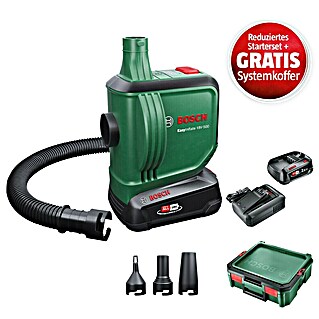 Bosch Power for All 18V Maschinenpaket (Akku-Luftpumpe EasyInflate 18V-500 (1 Akku) + reduz. Starter-Kit + gratis Systembox)