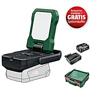 Bosch Power for All 18V Maschinenpaket (Akku-Lampe Easy SpotLight 18V-400 + reduz. Starter-Kit + gratis Systembox)