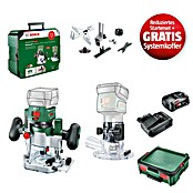 Bosch Power for All 18V Maschinenpaket (Akku-Kantenfräser AdvancedTrimRouter 18V-8 Set + reduz. Starter-Kit + gratis Systembox) | BAUHAUS