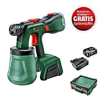 Bosch Power for All 18V Maschinenpaket (Akku-Farbsprühsystem Advanced Spray 18V-500 + reduz. Starter-Kit + gratis Systembox)