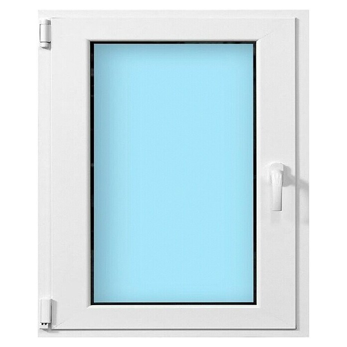 Solid Elements Ventana de aluminio practicable-oscilobatiente (50 x 60 cm, Izquierda, Blanco) | BAUHAUS