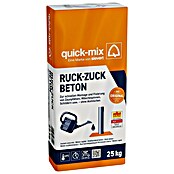 Quick-Mix Trocken-Fertigbeton Ruck Zuck (25 kg, Grau)