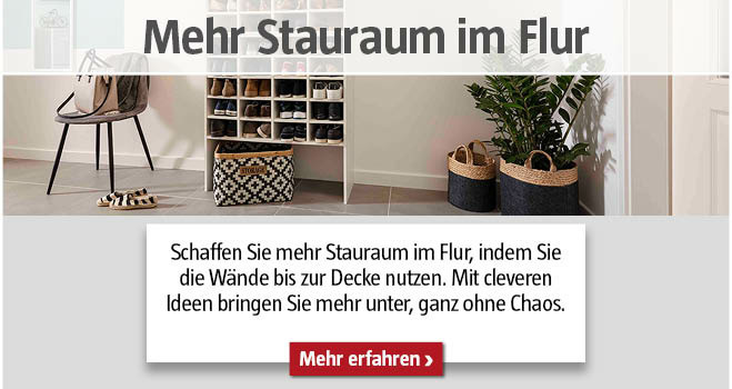 Stauraum im Flur