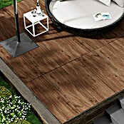 Marazzi Terrassenfliese Esterno 20T Woodliving Scuro (40 x 120 x 2 cm, Braun, Matt) | BAUHAUS