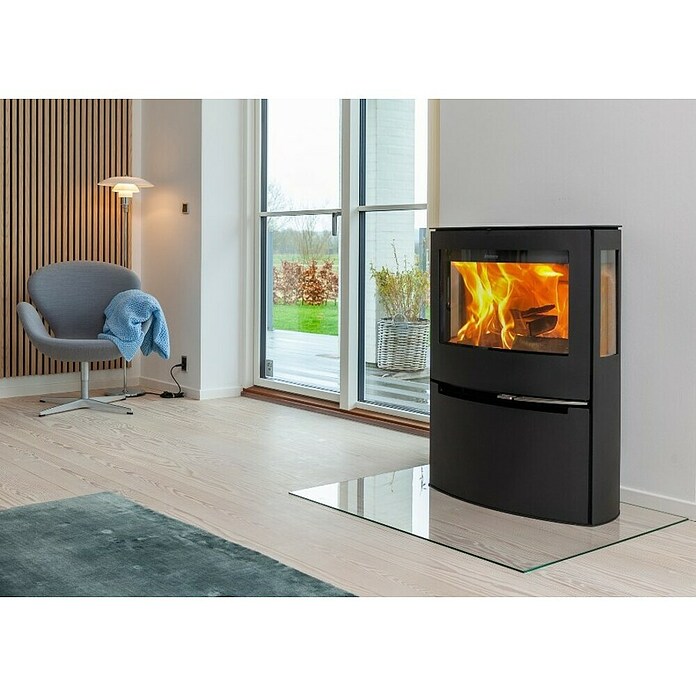 Aduro Kaminofen 21 (6,5 kW, Raumheizvermögen: 150 m³, Material Verkleidung: Stahl, Schwarz) | BAUHAUS