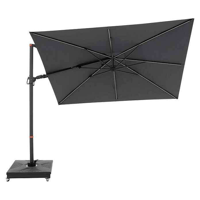 Doppler Ampelschirm myZone AX (Anthrazit, Bespannungsmaß (L x B): 210 x 210 cm) | BAUHAUS