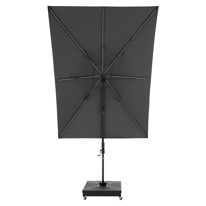 Doppler Ampelschirm myZone AX (Anthrazit, Bespannungsmaß (L x B): 210 x 210 cm) | BAUHAUS