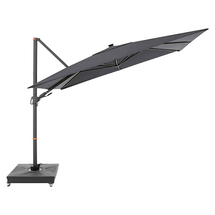 Doppler Ampelschirm myZone AX (Anthrazit, Bespannungsmaß (L x B): 210 x 210 cm) | BAUHAUS