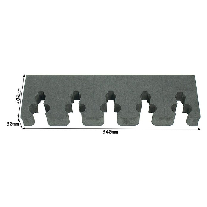 Rottner Halter für Langwaffen (Kunststoff, L x B: 340 x 34 mm) | BAUHAUS
