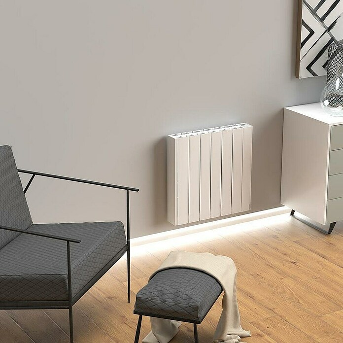 Rointe Emisor térmico Belize WiFi (660 W, Blanco, 9,5 x 58 x 57,5 cm, Fluido) | BAUHAUS