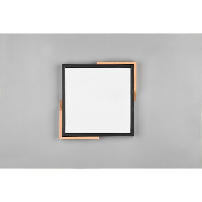 Reality Leuchten LED stropna svjetiljka Meta  (20 W, D x Š x V: 31,5 x 31,5 x 3,5 cm, Crna, Topla bijela) | BAUHAUS