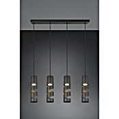 Trio Lighting Stream Lámpara colgante (40 W, L x An x Al: 9 x 80 x 150 cm, Negro, GU10) | BAUHAUS