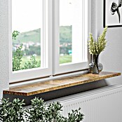 Fensterbank Jura (138 x 25 x 2 cm, Braun/Beige/Gelb, Poliert)