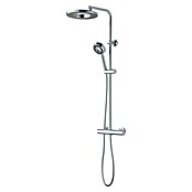 Rousseau Sistema de ducha Hoop (Con grifo termostático, Distancia entre orificios: 15 cm, Número de tipos de chorro: 1 ud., Cromo) | BAUHAUS