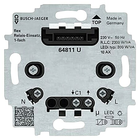 Busch-Jaeger Bewegungsmelderaufsatz für Bewegungsmelder 2CKA006800A3041 (Silber, Unterputzmontage)