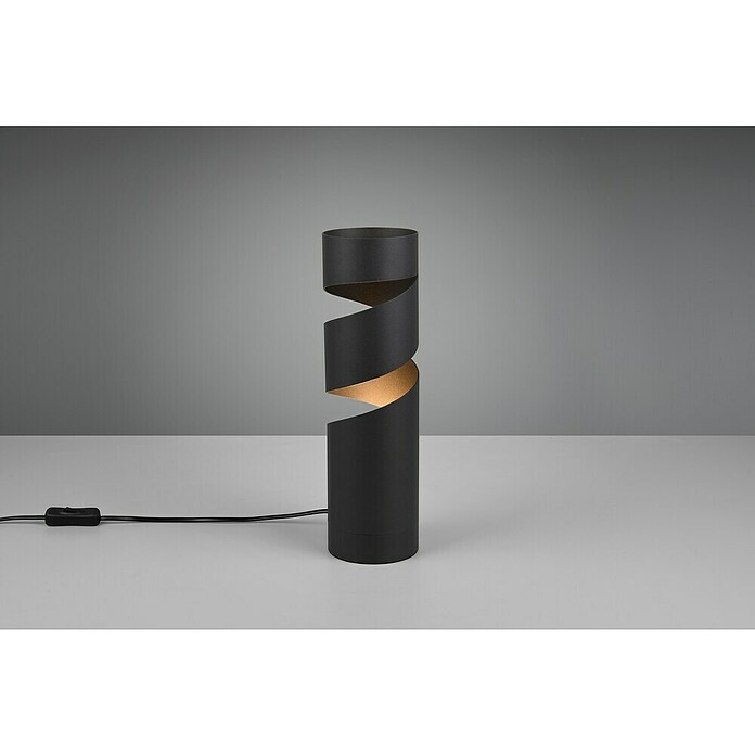 Trio Lighting Stream Lámpara de sobremesa (10 W, Ø x Al: 10 x 35 cm, Negro, GU10) | BAUHAUS