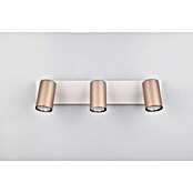 Trio Lighting Marley Regleta 3 luces (35 W, L x An x Al: 9 x 48 x 15 cm, Gris, Marrón, GU10) | BAUHAUS