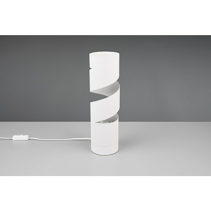 Trio Lighting Stream Lámpara de sobremesa (10 W, Ø x Al: 10 x 35 cm, Blanco, GU10) | BAUHAUS