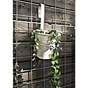 Okrogli lonec  (Ø x V: 15,5 x 37 cm, Siva, Kovina, Mat) | 8481 - Zink/Blech/Metall | IAKA - Gefäße Indoor | IAK - Gefässe,Deko outdoor, Zeitschriften | IA - Gartenhartware | I - Stadtgarten | BAUHAUS