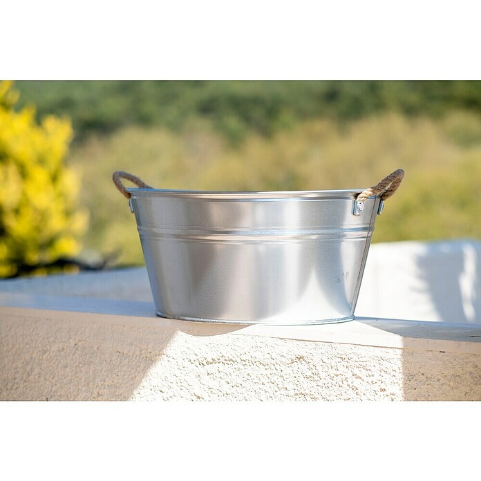 Tina de zinc Erik (Metal, L x An x Al: 54 x 42 x 25 cm) | BAUHAUS