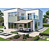 Solid Elements Vollkassettenmarkise Solid-X-Compact 6171 (Braun/Beige, Farbe Gestell: Anthrazitgrau, Breite: 5 m, Ausfall: 2 m) | BAUHAUS