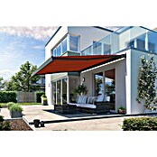Solid Elements Vollkassettenmarkise Solid-X-Compact S-2209 (Rot, Farbe Gestell: Anthrazitgrau, Breite: 5,5 m, Ausfall: 3 m) | BAUHAUS