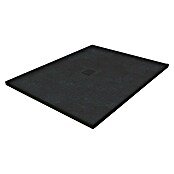 Duschwanne Kunststein (L x B x H: 80 x 80 x 2,6 cm, Kunststoff, Anthrazit, Form Wanne: Quadratisch) | BAUHAUS