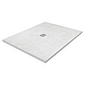 Duschwanne Kunststein (L x B x H: 90 x 90 x 2,6 cm, Kunststoff, Weiß, Form Wanne: Quadratisch) | BAUHAUS