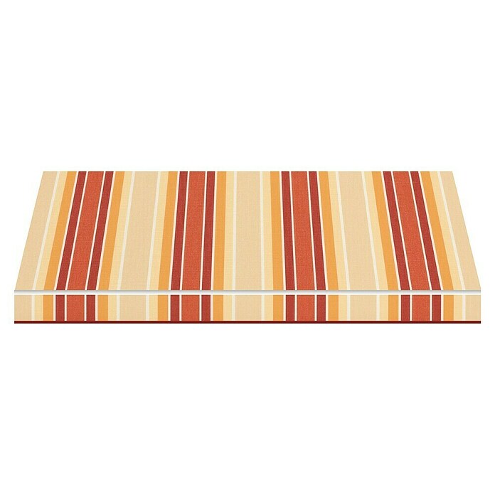 Solid Elements Vollkassettenmarkise Solid-X-Compact 8430 (Beige/Rot, Farbe Gestell: Graualuminium, Breite: 5 m, Ausfall: 1,5 m) | BAUHAUS