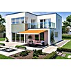 Solid Elements Vollkassettenmarkise Solid-X-Compact 320180 (Gelb/Orange, Farbe Gestell: Reinweiß, Breite: 5 m, Ausfall: 3 m) | BAUHAUS