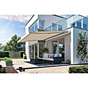 Solid Elements Vollkassettenmarkise Solid-X-Compact 6171 (Braun/Beige, Farbe Gestell: Reinweiß, Breite: 4,5 m, Ausfall: 3 m) | BAUHAUS