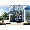 Solid Elements Vollkassettenmarkise Solid-X-Compact 320916 (Blau/Schwarz, Farbe Gestell: Graualuminium, Breite: 5,5 m, Ausfall: 3 m) | BAUHAUS