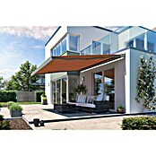 Solid Elements Vollkassettenmarkise Solid-X-Compact 744 (Orange/Braun, Farbe Gestell: Graualuminium, Breite: 5,5 m, Ausfall: 1,5 m) | BAUHAUS