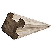 Beckers Betonzaun Zaunpfosten Klassik (11,5 x 11,5 x 298 cm, Betongrau, Beton, Eckpfosten) | BAUHAUS