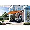 Solid Elements Vollkassettenmarkise Solid-X-Compact 320180 (Gelb/Orange, Farbe Gestell: Graualuminium, Breite: 3,5 m, Ausfall: 3 m) | BAUHAUS