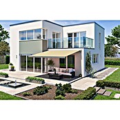Solid Elements Vollkassettenmarkise Solid-X-Compact 6292 (Gelb/Grau, Farbe Gestell: Graualuminium, Breite: 3,5 m, Ausfall: 2 m) | BAUHAUS