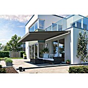 Solid Elements Vollkassettenmarkise Solid-X-Compact 320925 (Dunkelgrau strukturiert, Farbe Gestell: Graualuminium, Breite: 6 m, Ausfall: 2,5 m) | BAUHAUS
