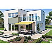 Solid Elements Vollkassettenmarkise Solid-X-Compact 30A774 (Gelb/Grau, Farbe Gestell: Graualuminium, Breite: 6 m, Ausfall: 3 m) | BAUHAUS